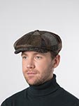 Кепка LIERYS арт. 6880906 8-PANEL CAP PATCHWORK (коричневый / серый)